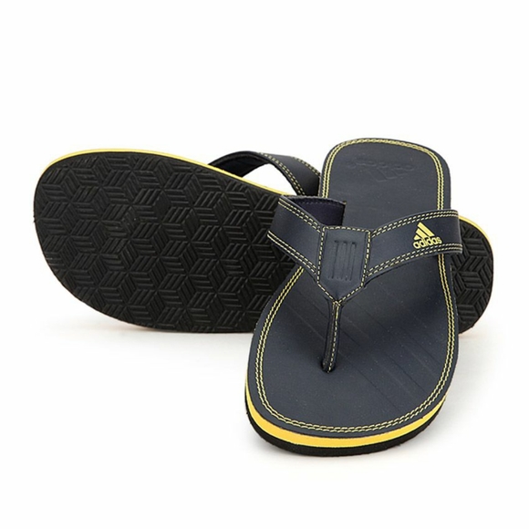 adidas Other - Adidas Brizo Yellow And Black Daily Slipper
